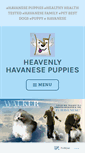 Mobile Screenshot of myheavenlyhavanesepuppies.com